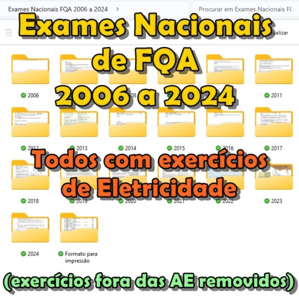 Exames nacionais FQA 2006 a 2024 pdf resolução criterios